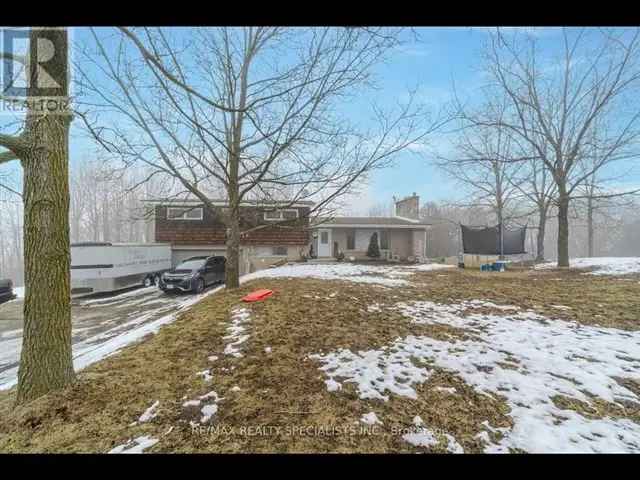 20 Acre Land Caledon 4 Bedroom House Great Investment