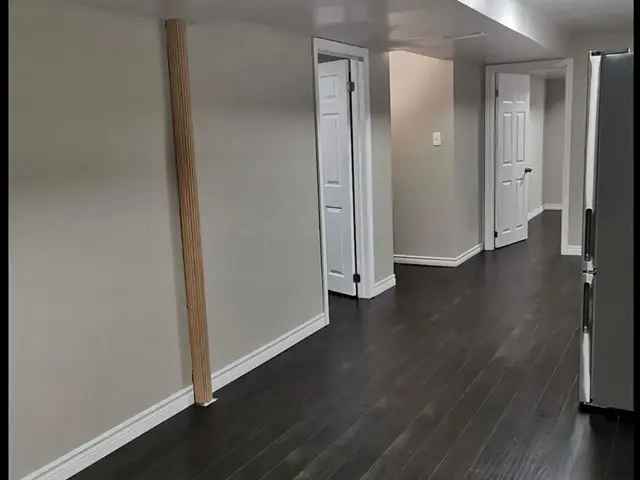 2 Bedroom Basement Apartment Near Bus Stop and Amenities