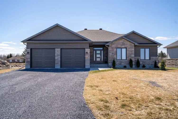 1900 Sq Ft Custom Bungalow with Double Garage and Gourmet Kitchen