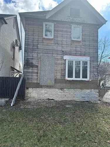 House For Sale in Winnipeg - Renovation Project