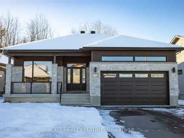 4-Bedroom Bungalow with Modern Design and Landscaped Backyard Oasis