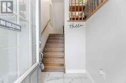 3-Storey Freehold Townhouse in Mississauga's Heartland