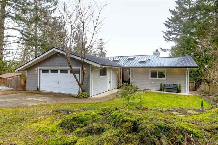 Updated Home with Ocean Views in East Sooke