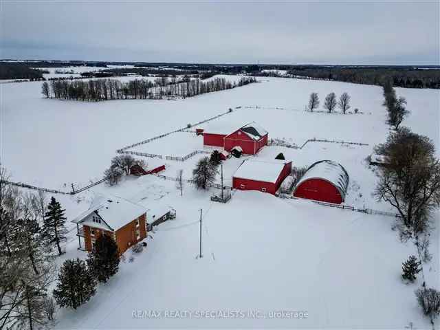 84 Acre Farm Property with Rental Income Near Shelburne and Orangeville