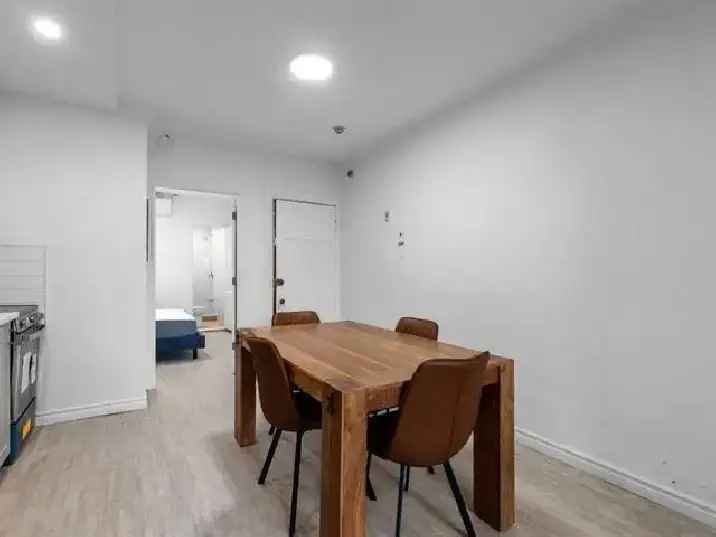 Downtown Furnished 3 1/2 Apartment Near Metro