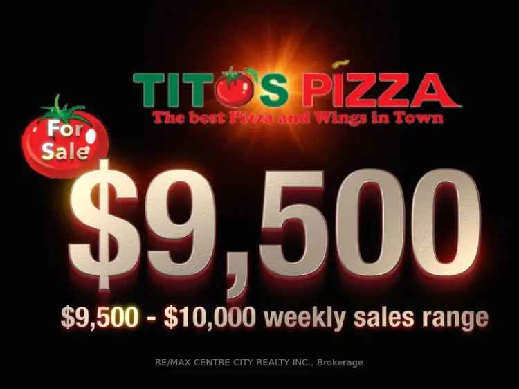 Titos Pizza Franchise for Sale in Dorchester ON