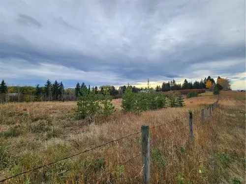 Vacant Land For Sale In Rural Red Deer County, Alberta