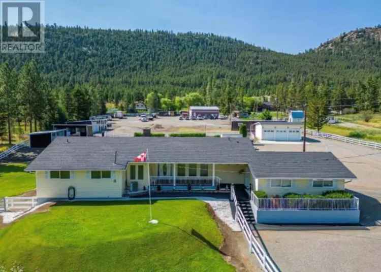5-Acre Estate with Pool, Equestrian Facilities, and Workshop Near Kamloops