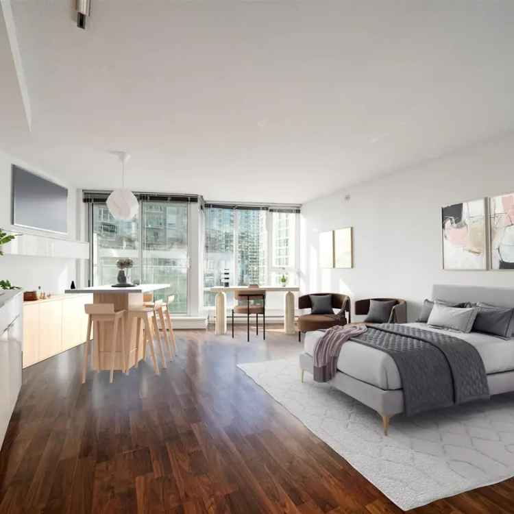 Modern Studio Apartment in TV Towers Downtown Vancouver