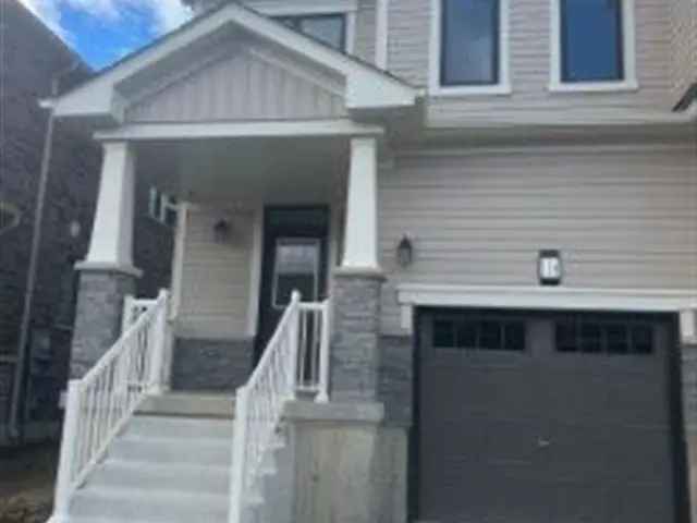 Brand New 3-Bedroom Townhouse For Rent In Caledonia Hamilton