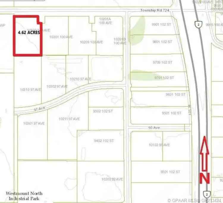 Land For Rent in Grande Prairie, Alberta