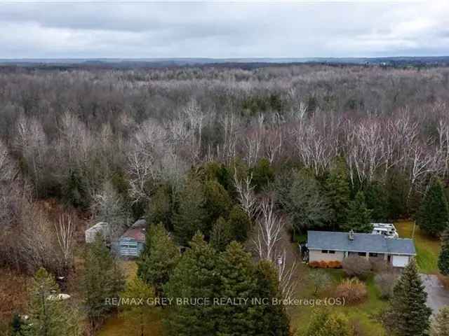 42 Acres Sauble River Property 3 Bedroom Bungalow