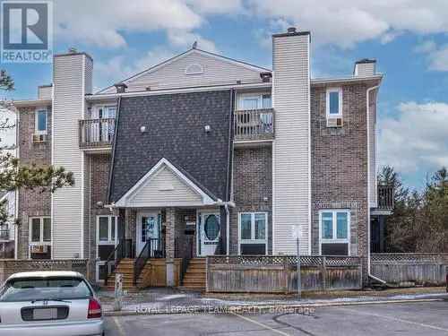 Townhouse For Sale Bells Corners West Ottawa Two Bedroom Renovated