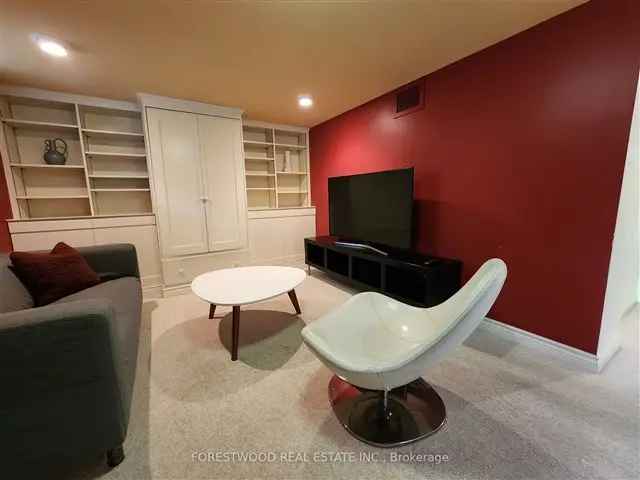 Spacious One Bedroom Basement Apartment For Lease