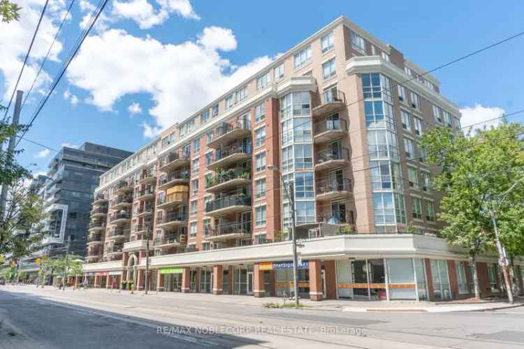 King West Condo 740 sq ft 2BR Low Fees