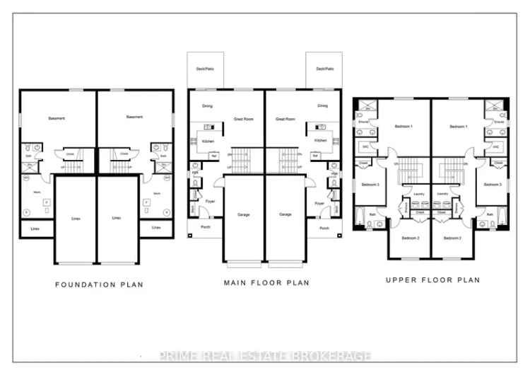 New Huls Custom Home in Lucan Ontario Semi Detached 3 Bed 4 Bath