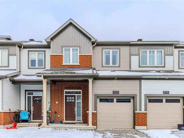 Kanata Lakes Townhome Arcadia Community Family Home