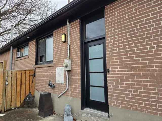 Renovated Semi-Detached Bungalow with 4-Bedroom Potential