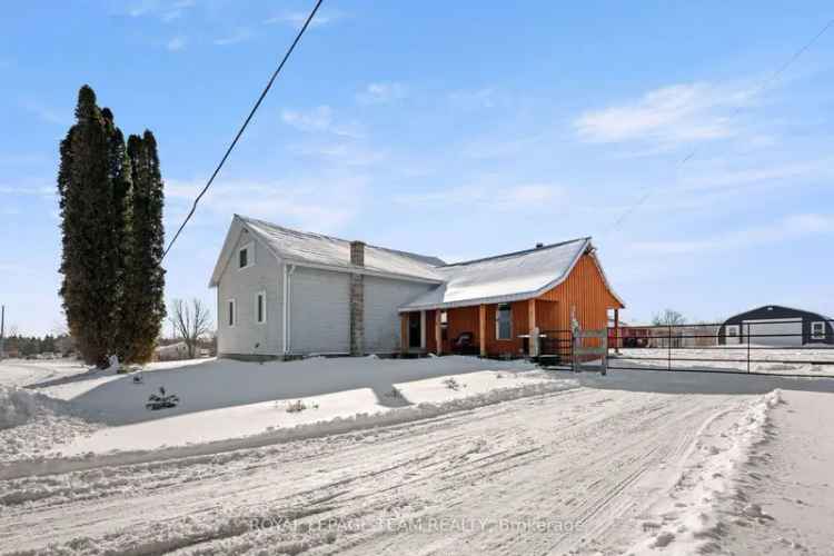 19-Acre Horse Farm with Farmhouse and Outbuildings