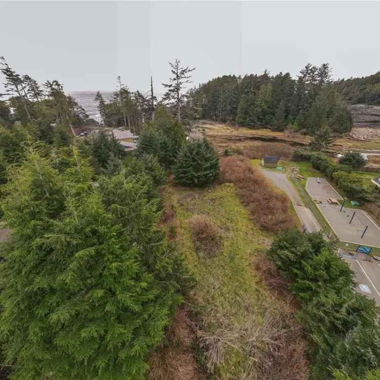 Oceanfront Building Lot for Sale in Ucluelet BC