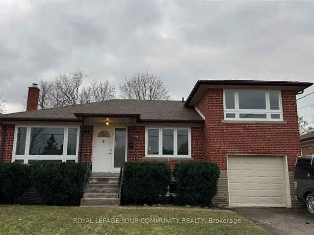 Bathurst Manor Main Floor Side-Split Detached Home Modern Renovation