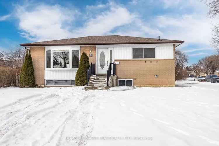 8 Welbeck Dr Bungalow with Finished Basement Apartment