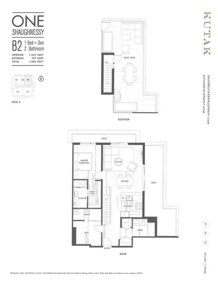 Penthouse Condo with Mountain Views and Rooftop Amenities