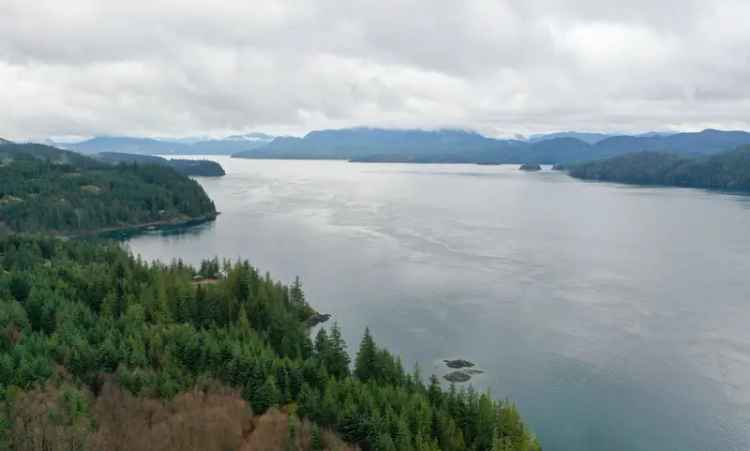 Oceanfront Recreational Property on 8.55 Acres along Discovery Passage - Campbell River, BC