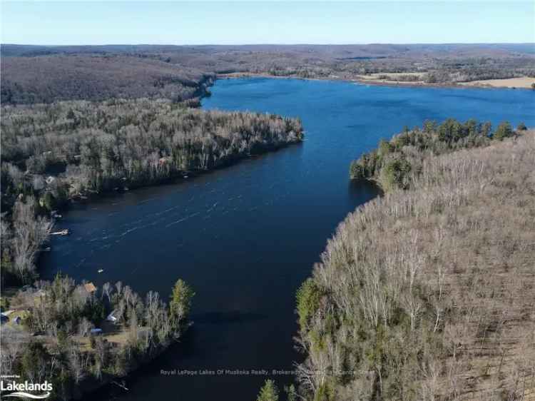 2.5 Acre Waterfront Lot Magnetawan River Boating ATV Snowmobile Algonquin Park