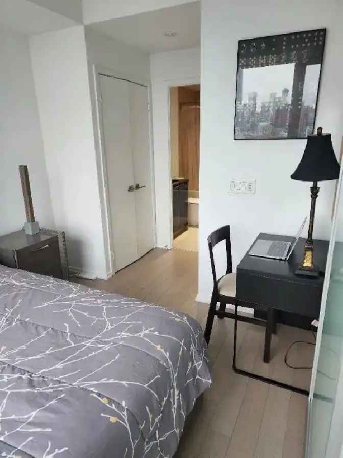 Furnished Room for Rent in Financial District Condo with Amenities