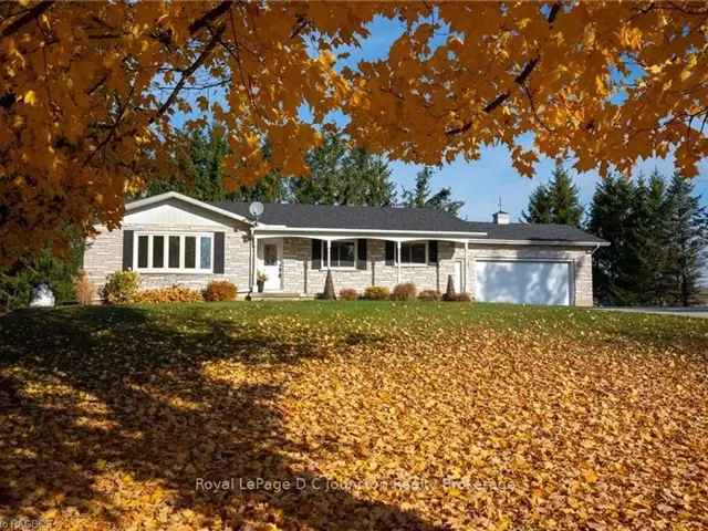 Country Living Custom Stone Bungalow on 37 Acres