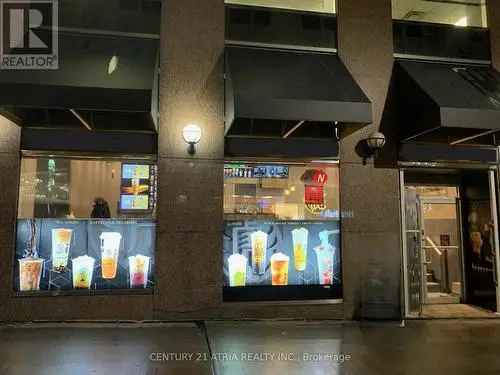 Buy Commercial Property Bubble Tea Shop Garden District Toronto