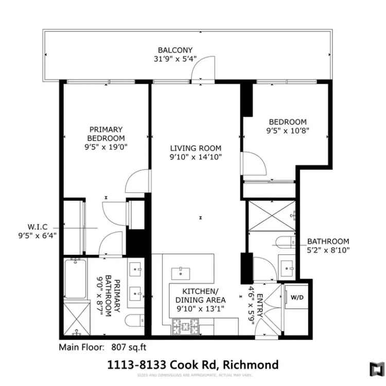 Richmond Brighouse 2 Bed 2 Bath Condo Near Skytrain