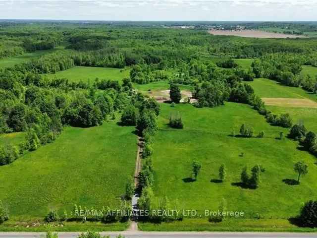 95-Acre Property in Rideau Lakes with Pond and Bushland