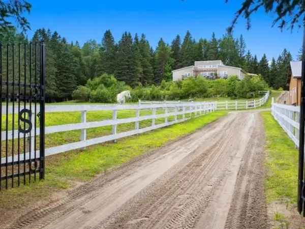 Hobby Farm near Mont Laurier 10.10 Acres 7 Stall Stable