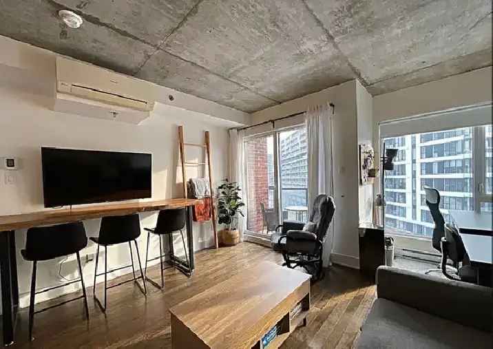 Buy Condo in Downtown Montreal with Private Balcony and Rooftop Pool