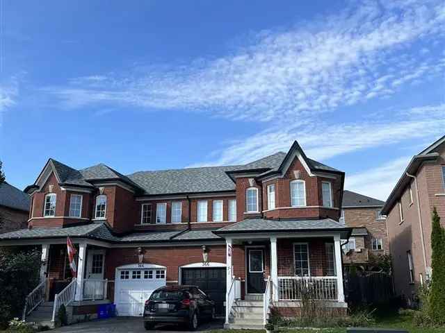 3 Bed 3 Bath Semi-Detached Home in Newmarket's Woodland Hill