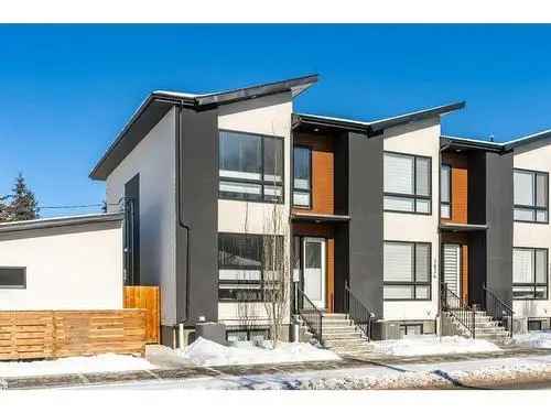 For Sale Townhouse Capitol Hill Calgary with Modern Design and Comfort