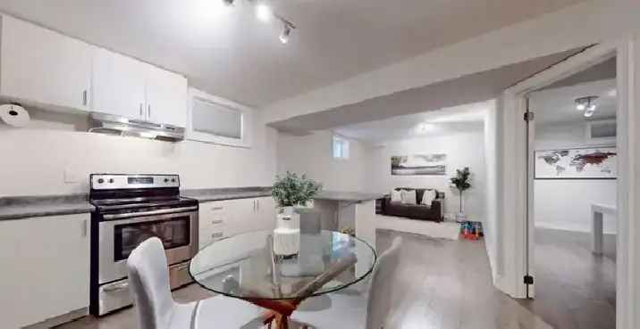 Rent 1 Bedroom Lower Level Unit in North York with Modern Amenities