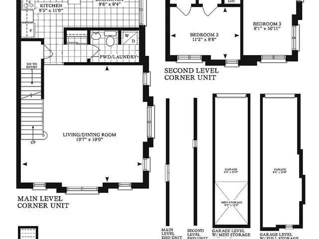 1465 Sq Ft End Unit Near Pacific Mall