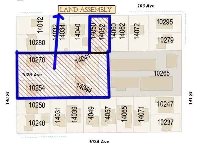 Prime Land Assembly Opportunity for Low-Mid Rise Development