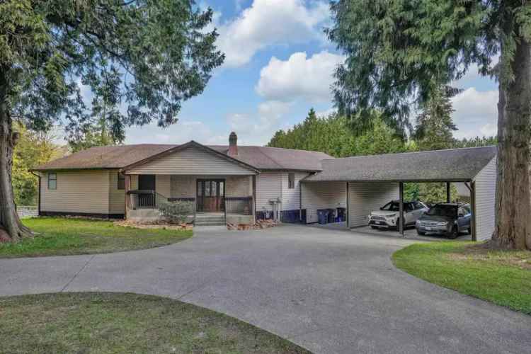 A $3,500,000.00 House with Acreage with 3 bedrooms in Port Kells, North Surrey