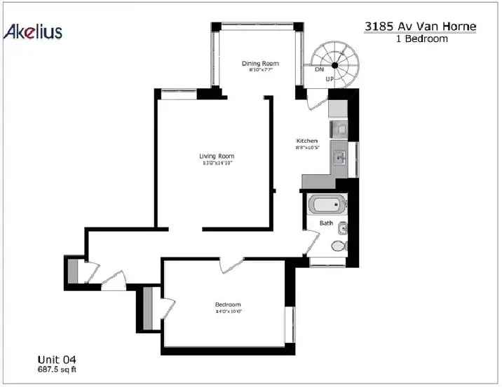 One Bedroom Apartment Near UDEM - Akelius