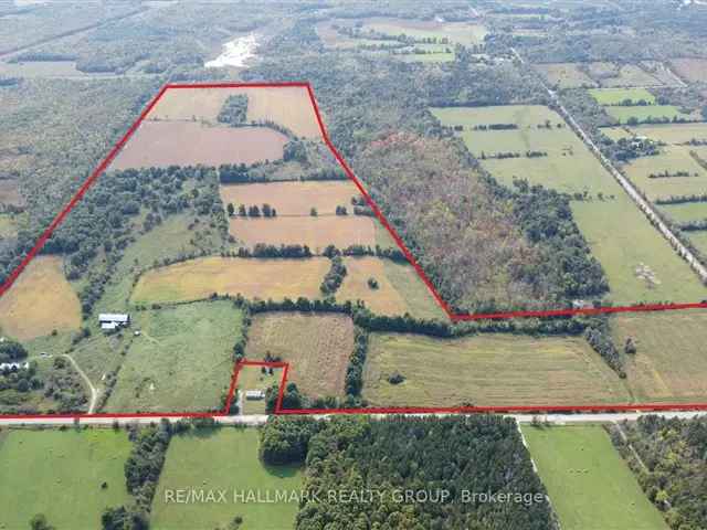 172 Acres Prime Land Farmland Development Opportunity Near Portland Ontario