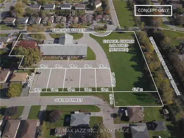 Development Land Opportunity: 12 Semi-Detached Dwellings Potential