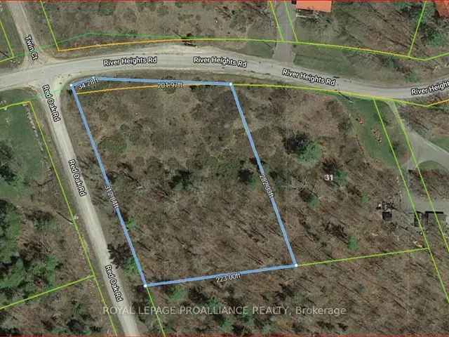 Ready to Build Lot Near Marmora with Shared Waterfront Access