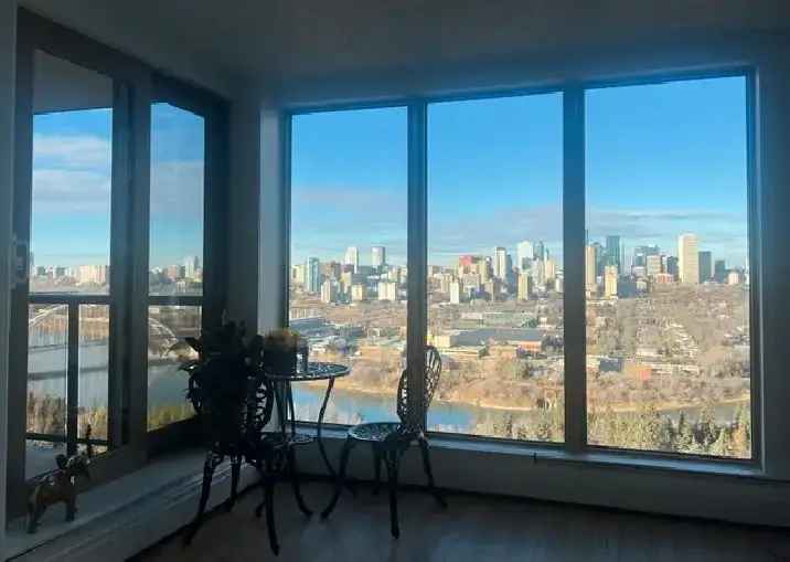 Room for Rent Overlooking the River Valley Downtown Edmonton