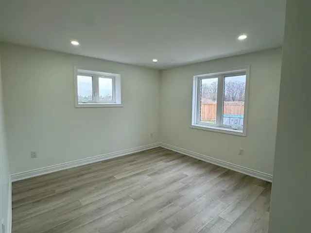 Modern 3-Room Walkout Basement Apartment For Lease