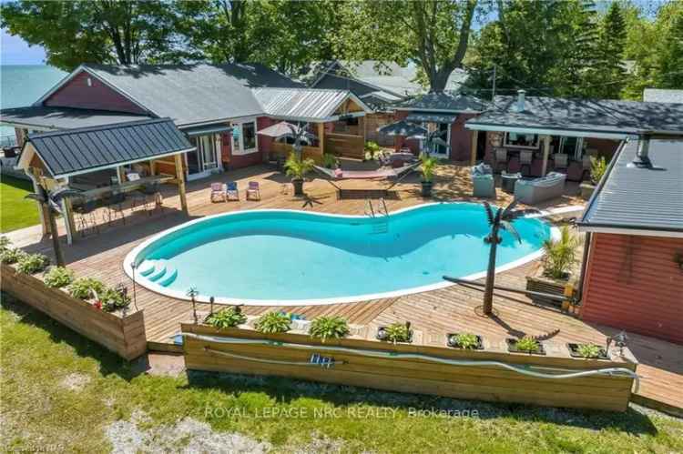 Lakefront Home with Pool and Bunkies - 112ft of Lake Erie Frontage