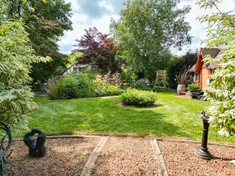 Buy Tudor Style Bungalow in Niagara-on-the-Lake with Stunning Gardens